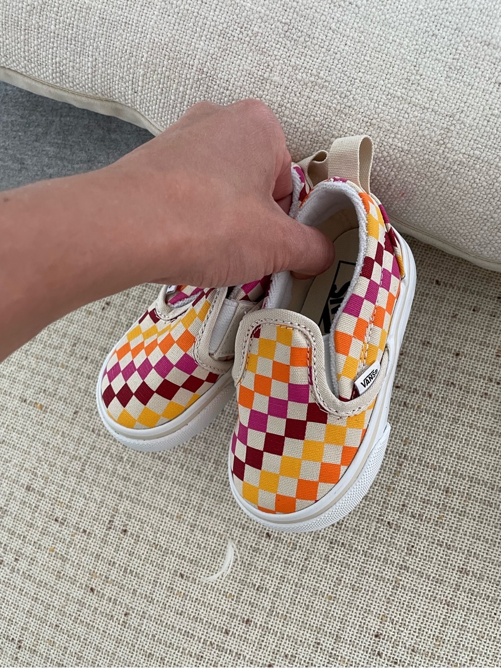 NWT VANS baby checked sneakers
